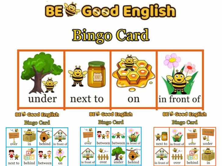 ͡¹͹ Bingo prepositions of place ԧ⡤ӷ͡˹