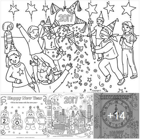 ҾҴк ҾҴ ҾҴ ѹ 2560 : Free happy new year 2017 drawing pictures