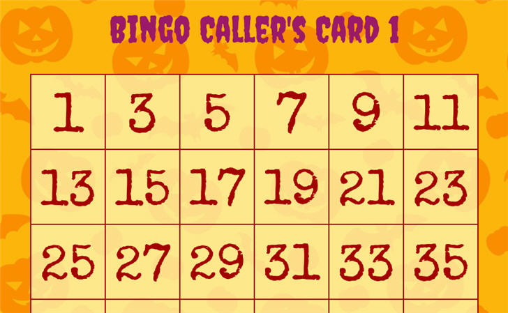 ������͡�����¹����͹ �ԧ��Ţ��� Bingo Cards Odd Numbers