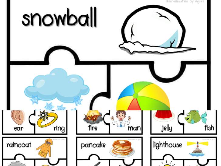 ������͡�����¹����͹ ��ꡫ��� ����ͧ compound words (compound word puzzles)